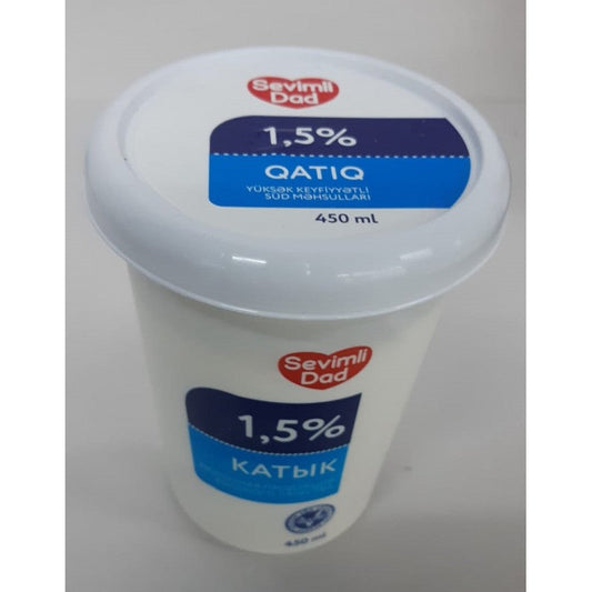 SEVİMLİ DAD QATIQ 450 ML 1,5%