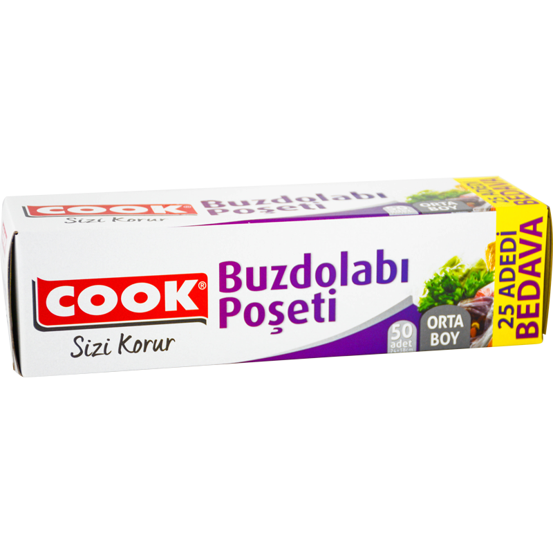 COOK EKONOMİK ƏRZAQ POŞETİ 24X38CM