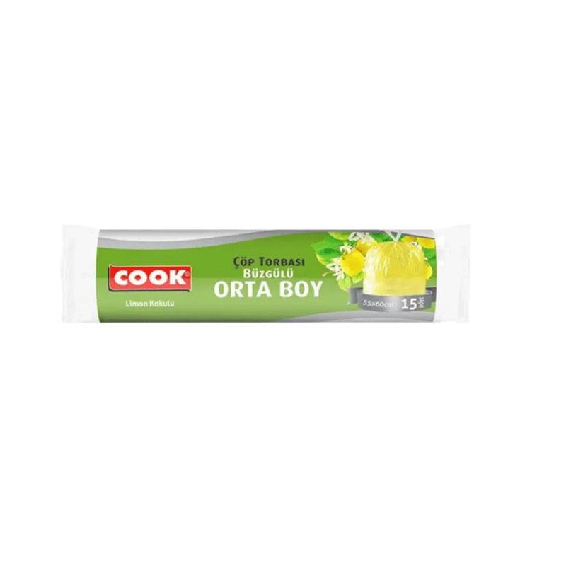 COOK BUZG ÇÖP TORBA ORTA 55X60 LİMON