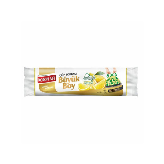 KOROPLAST ZİBİL TORBASI LİMON 65X70 10LU