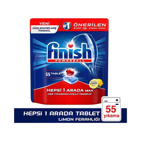 FİNİŞ TABLET 55 Lİ LİMON HEPSİ 1 ARADA