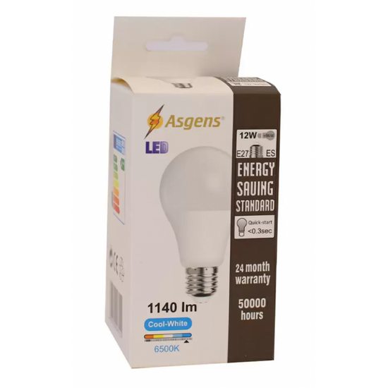 ASGENS LED LAMPA SOYUQ AG 6500K 12W E27