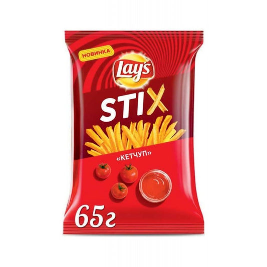 LAYS STİKS KETCUP ÇİPS 65  QR