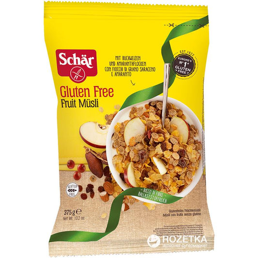 SCHAR GLÜTENSİZ MÜSLİ MEYVƏLİ 375QR