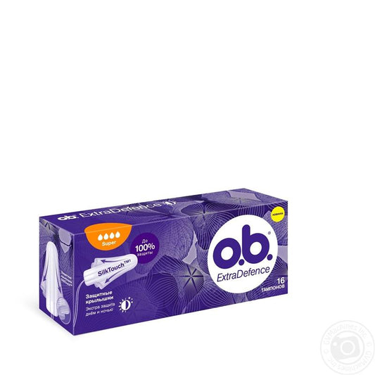 O B TAMPON SUPER EXTRA DEFENCE 16 EDED