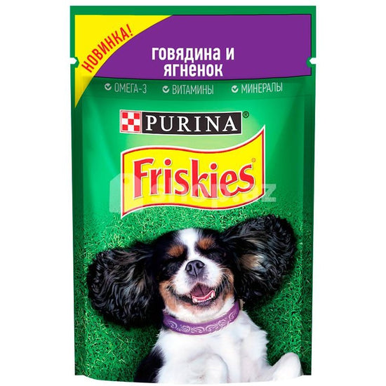 FRISKIES ADULT DOG CIG BEEF&LAM 24X85G