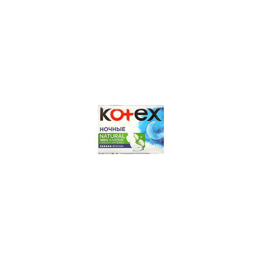 KOTEX NATURAL GECƏ 6 ƏDƏD