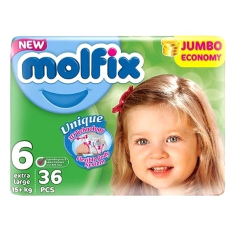 MOLFiX UŞAQ BEZİ N6 3D 36x3_JUMBO