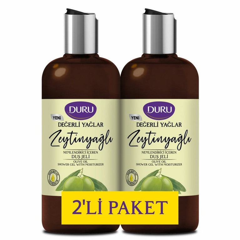 DURU DUŞ GELİ 500 ML ZEYTUN YAĞLI 2 Lİ