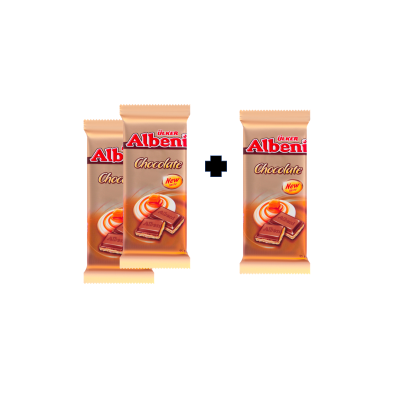 ÜLKƏR ALBENİ TBLT ÇİKOLATA 95GR 2+1