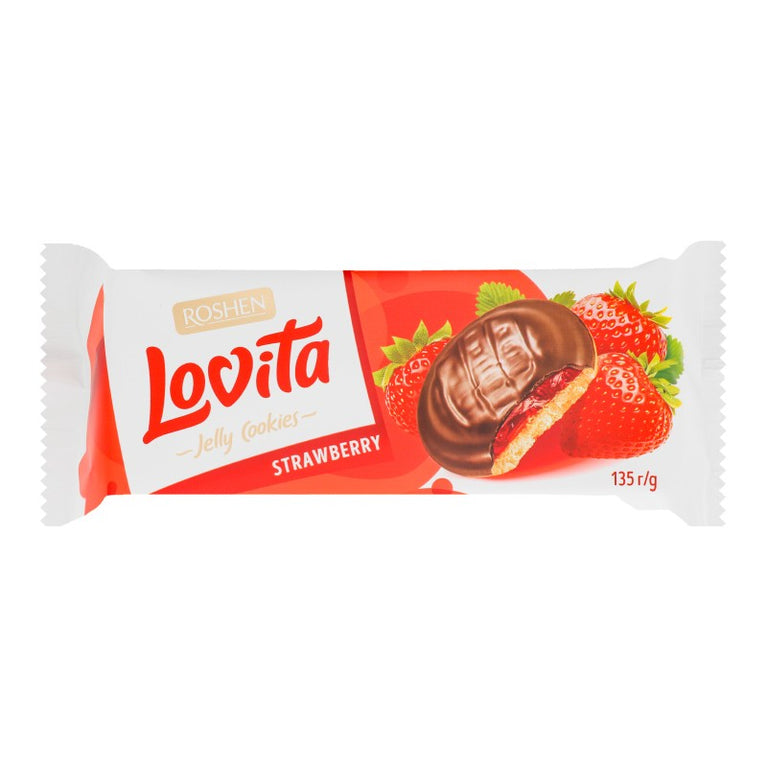 ROSHEN LOVITA JELLY STRAWBERRY 135 GR