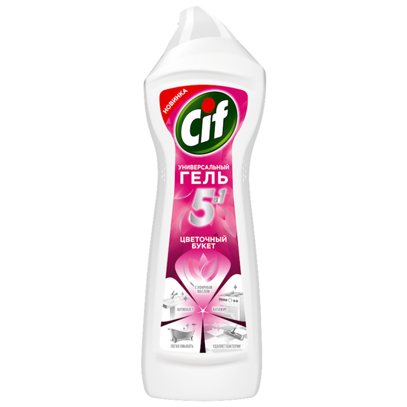 CIF TƏMİZLƏYİCİ GEL 750 ML GÜL