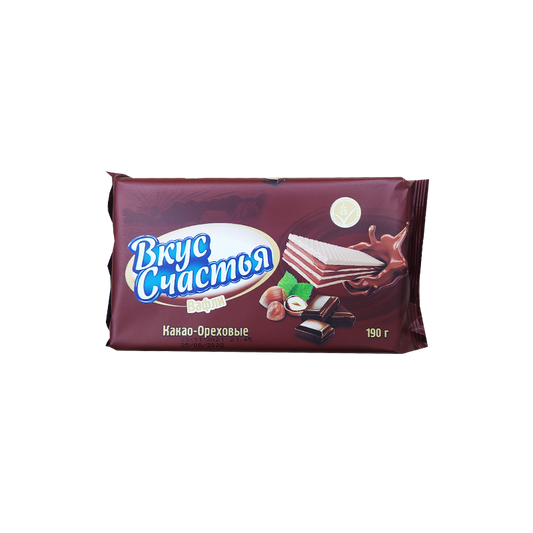 VKUS SCASTIE KAKAOLU VAFLI 190 GR