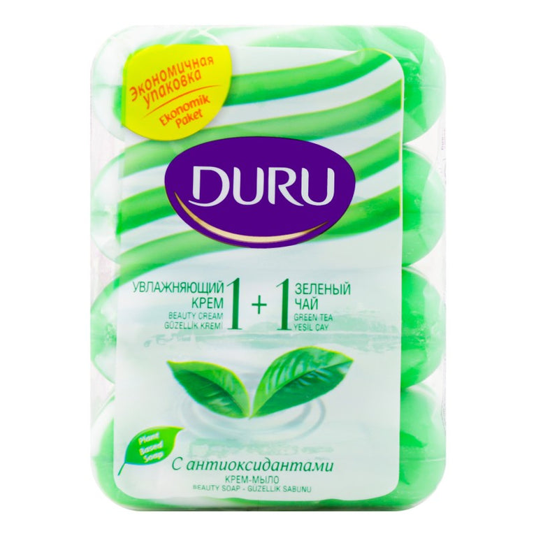 DURU SABUN YAŞIL CAY 80GR 4-LÜ