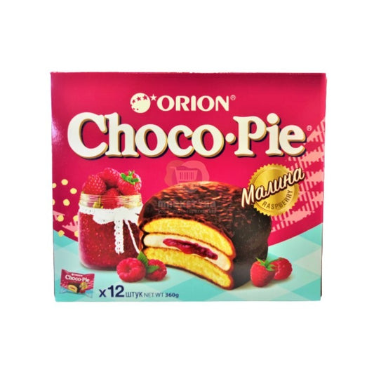ORION CHOCO PIE RASPBERRY 360 GR