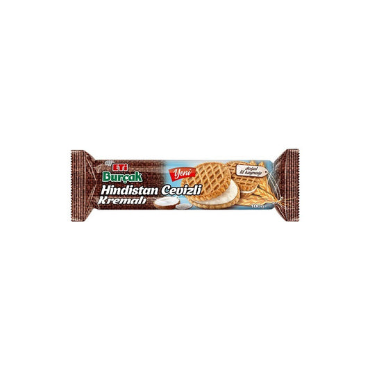 BURCAK HINDISTAN CEVIZLI BISKUVI 100G ET