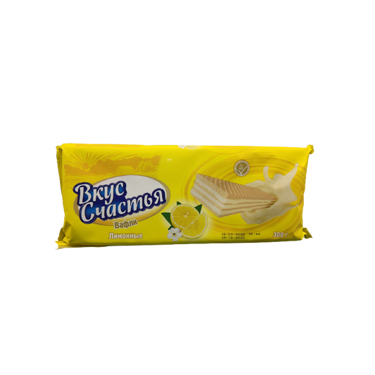 VKUS SCHASTIE LIMONLU VAFLI 300GR