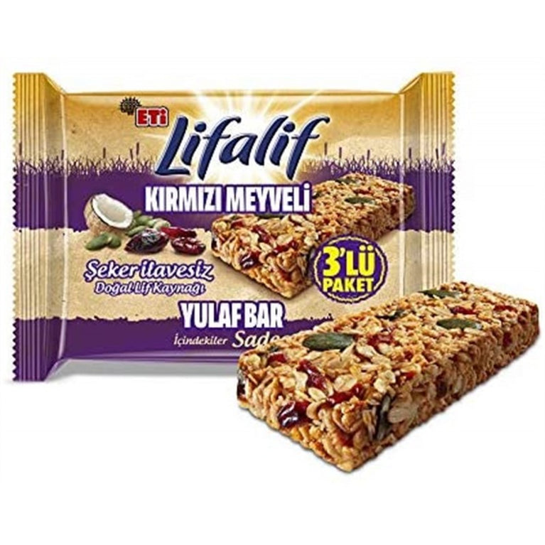 ETİ LİFALİF QIRMIZI MEYVƏ YULAF BAR 105Q