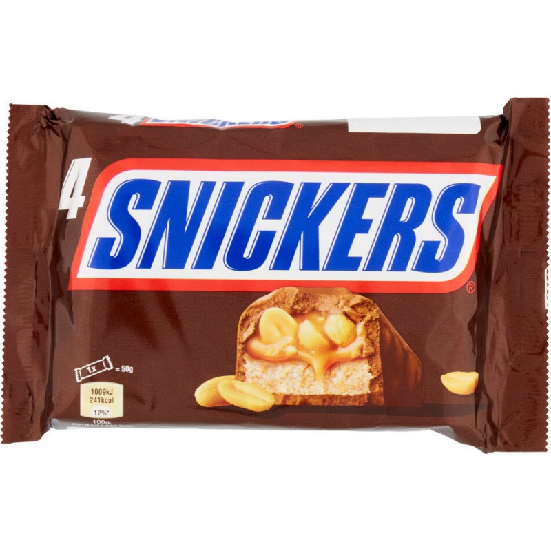 SNICKERS MULTIPACK 4X50 200 QR
