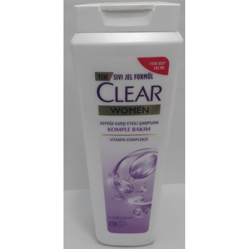 CLEAR ŞAMPUN QADIN VİT.KOMPLEKSİ 485 ML