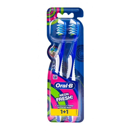 ORAL-B DİŞ FIRÇASI NEON FRESH 1+1