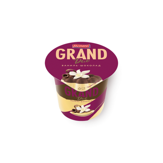 GRAND DUO YOQURT 230 ŞOKOLAD VANİLLİ
