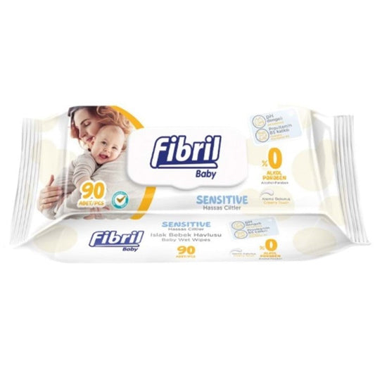FİBRİL YAŞ DƏSMAL 90 ƏDƏD UŞAQ ÜÇÜN