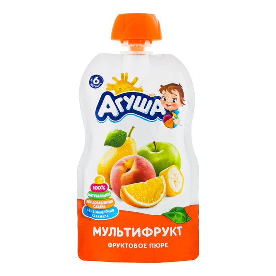 AQUŞA UŞAQ PURESI 90 QR MULTİ MEYVƏ