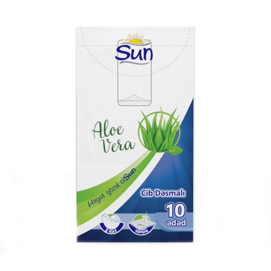 SUN CİB SALFETİ 10 ƏDƏD 3 QAT