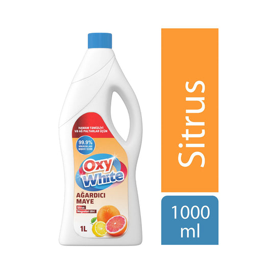 OXYWHITE CAMAŞIR SUYU 1 L SİTRUS QULPLU