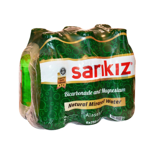 SARIKIZ EKONOMİK MİNERAL SU 250 ML 6LI şəkli
