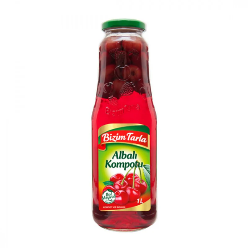 BIZIM TARLA KOMPOT 1 L ALBALI şəkli