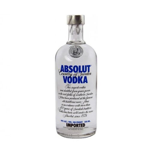 ABSOLUT ARAQ 500 ML MAVİ şəkli