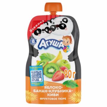 Aqusa m.püresi 90 q alma banan çylk kivi