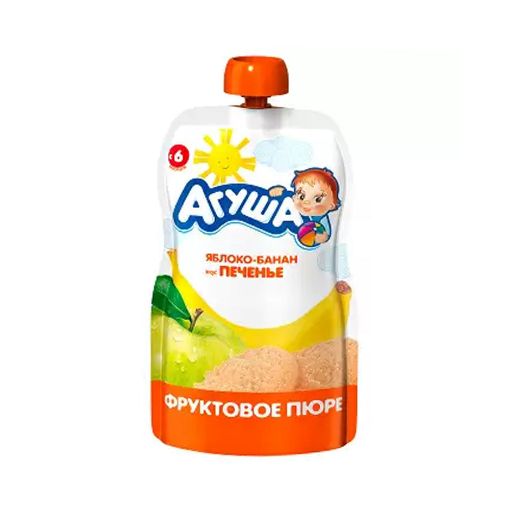 AQUSA M.PÜRESİ 90 Q ALMA BANAN PEÇENYE şəkli