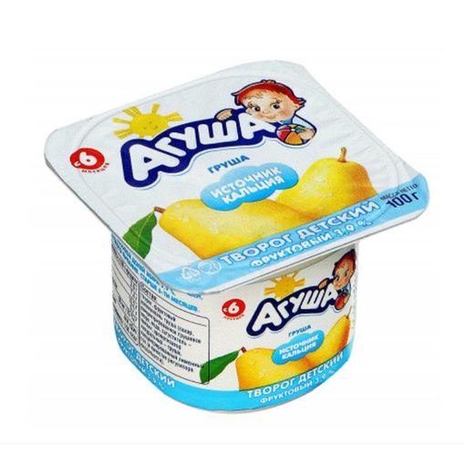 AQUŞA YOQURT KƏSMİKLİ 100 Q ALMA BANAN şəkli