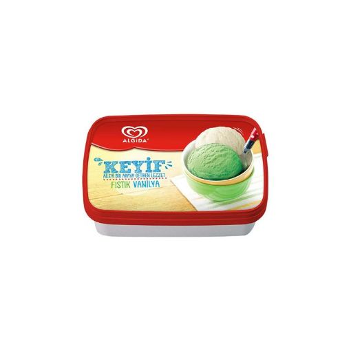 ALGİDA KEYİF DONDURMA 750 ML VANİL FISTI şəkli