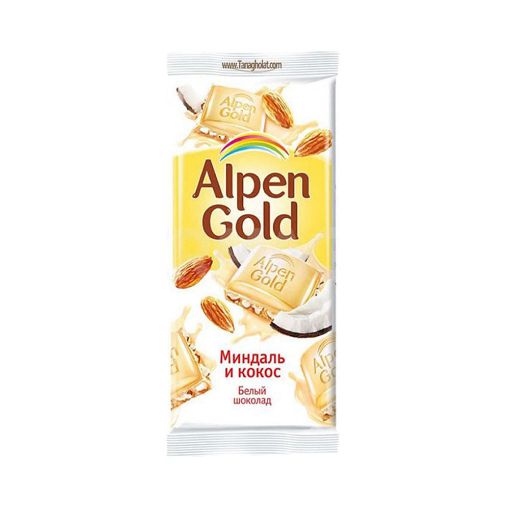ALPENGOLD ŞOKOLAD 80 Q BADAMLI KOKOSLU şəkli