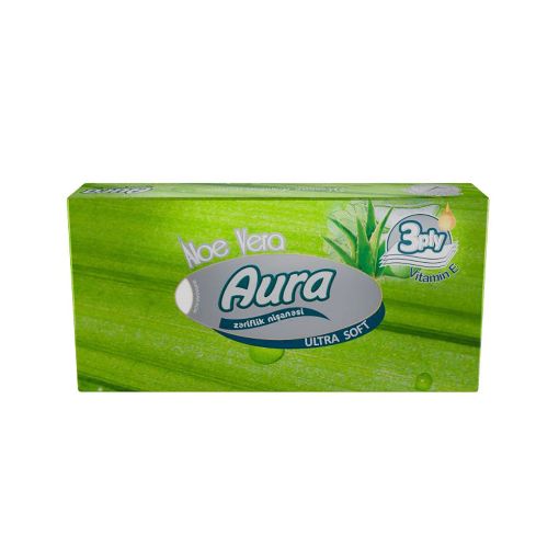 AURA QUTU DƏSMAL 50 Lİ ALOEVERA 21X20 SM şəkli