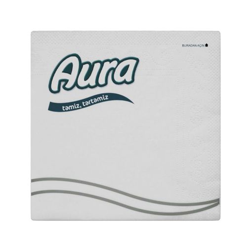 AURA SALFET 50 Lİ SADE 33X33 SM şəkli