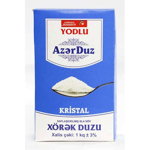 AZERDUZ XÖRƏK DUZU 1 KQ KARTON QUTU şəkli