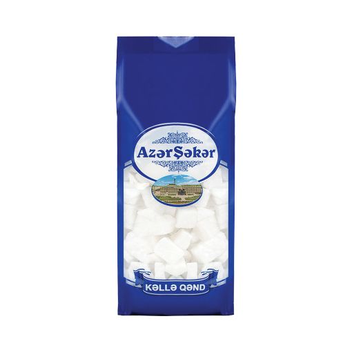 AZERSEKER KƏLLƏ QƏND 500 Q PAKET şəkli