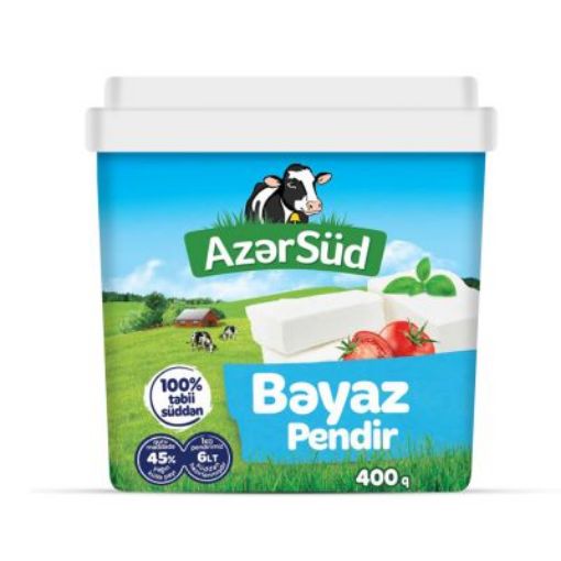AZƏRSÜD AĞ PENDİR 400 Q şəkli
