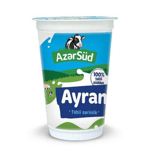 AZERSÜD AYRAN 180 ML PLASTİK şəkli