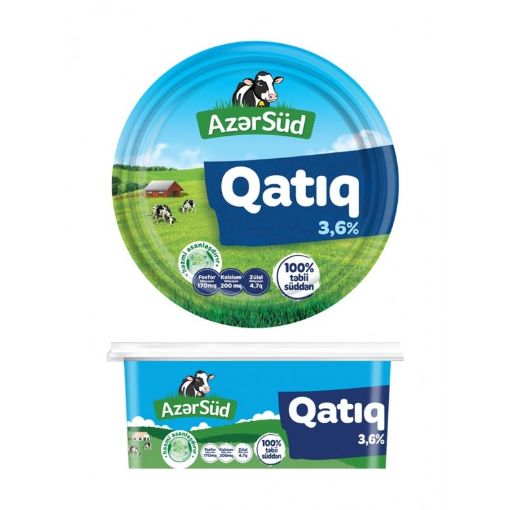 AZƏRSÜD QATIQ 900 Q HOMOGENİZE 3,6% şəkli