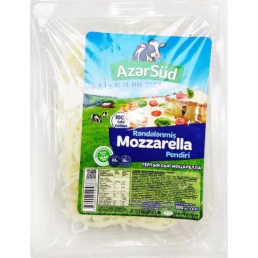 AZERSÜD MOZZARELLA PENDİR 200 Q şəkli