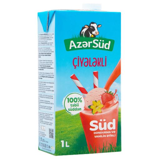 AZƏRSÜD SÜD 1 L ÇİYƏLƏK şəkli