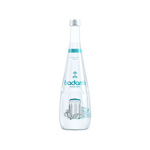 BADAMLI SU 750 ML QAZSIZ PREMİUM ŞÜŞƏ şəkli