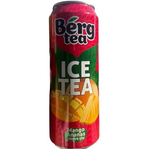 BERG TEA SOYUQ ÇAY 449 ML MANQO ANANAS şəkli