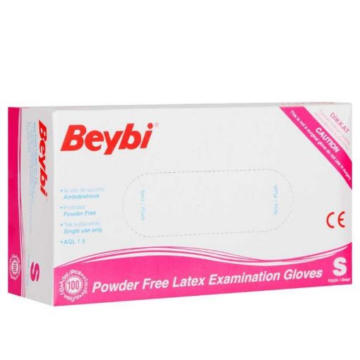 BEYBI LATEX ƏLCƏK 100 LI PUDRALI S şəkli
